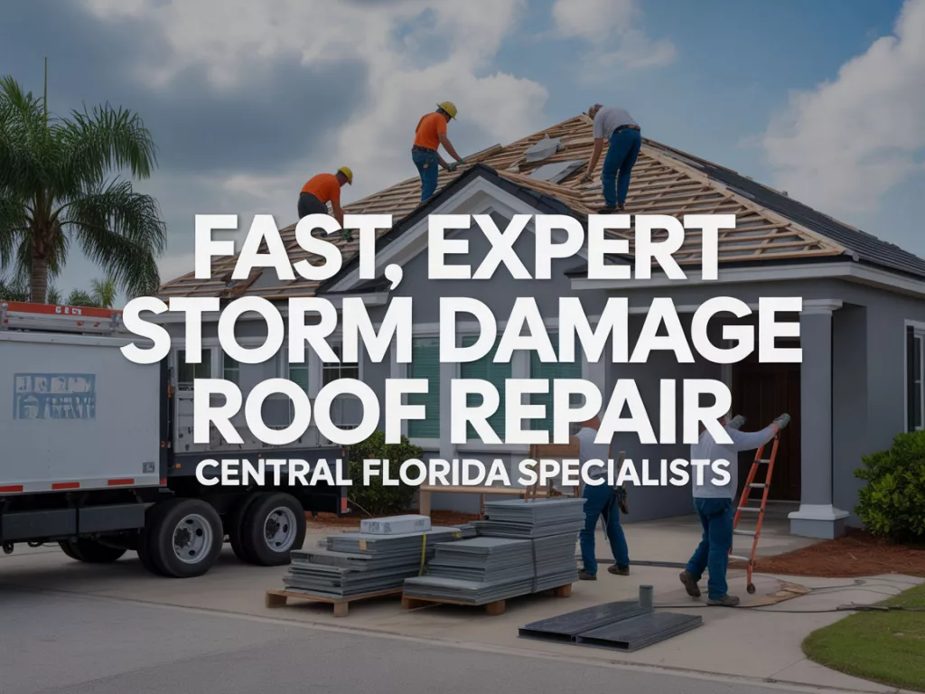 Fast, Expert Storm Damage Roof Repair Central Florida Specialists