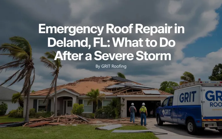 Emergency Roof Repair in DeLand, FL: What to Do After a Severe Storm
