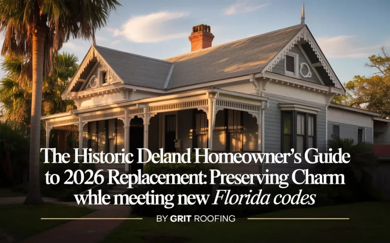 The Historic DeLand Homeowner’s Guide to 2026 Roof Replacement: Preserving Charm While Meeting New Florida Codes